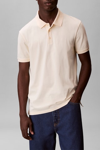 Polo regular - Ecru