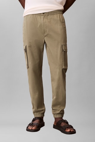 Pantalon cargo skinny - Vert olive