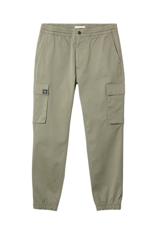 Pantalon cargo skinny - Vert olive