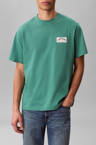 T-shirt relaxed - Vert