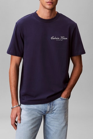 T-shirt regular - Bleu nuit