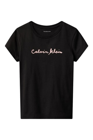 T-shirt slim en coton biologique - Noir