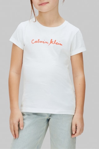 T-shirt slim en coton biologique - Blanc