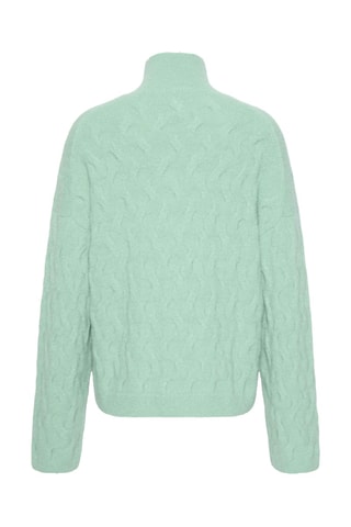 Pull en laine et alpaga - Vert d’eau