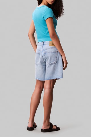 T-shirt cropped - Turquoise