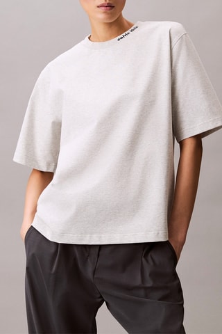 T-shirt relaxed - Gris