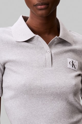 Polo - Gris clair chiné