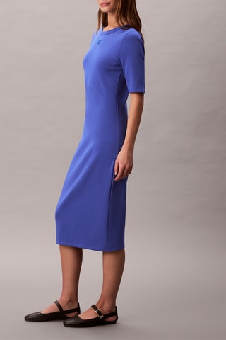 Robe midi - Bleu roi