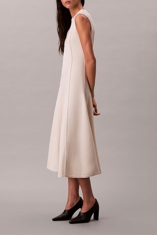 Robe midi - Ecru