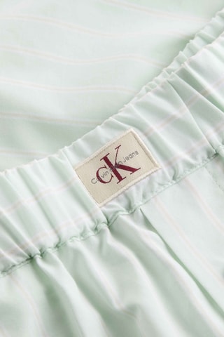 Short de pyjama en coton biologique - Vert d’eau