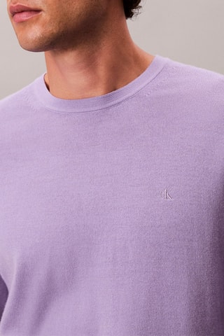 Pull en mérinos - Violet clair