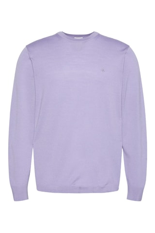 Pull en mérinos - Violet clair