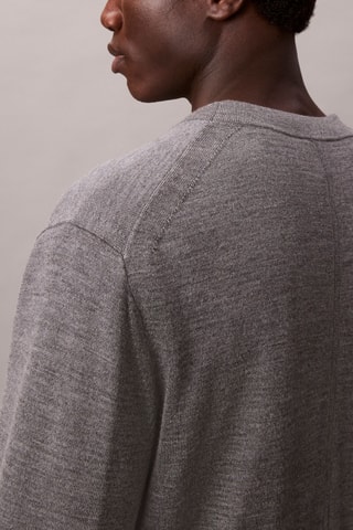 Gilet en laine - Gris chiné