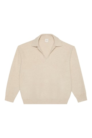 Pull en laine et alpaga - Beige