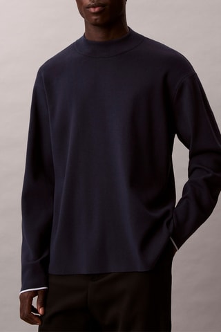 Pull boxy - Bleu marine