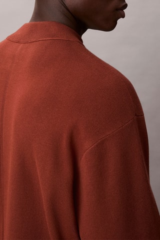 Pull boxy - Rouge brique