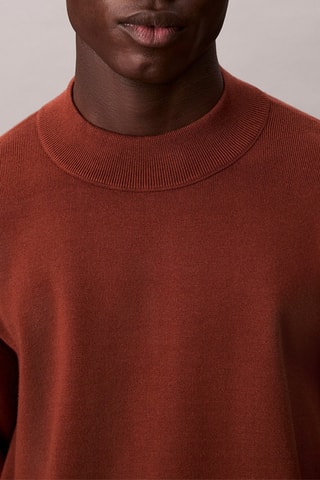 Pull boxy - Rouge brique