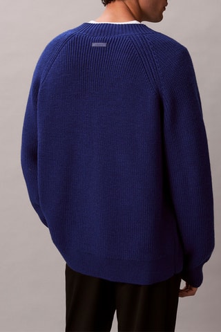 Pull en laine - Bleu marine