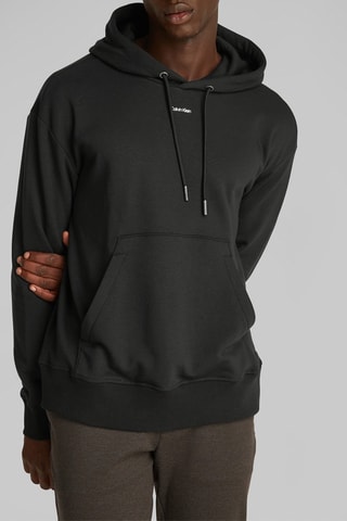 Sweat à capuche en coton biologique - Noir