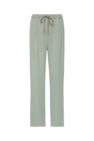 Pantalon relaxed taille haute - Gris