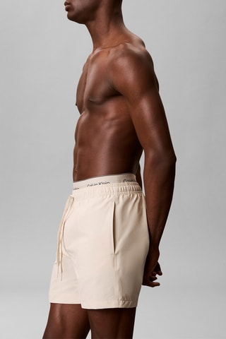 Short de bain - Blanc