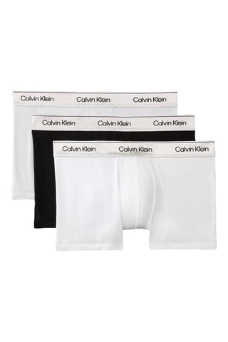 3 boxers - Blanc, gris clair et noir
