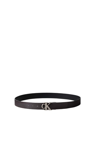 Ceinture réversible en cuir - Noir