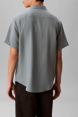 Chemise en lin - Gris clair