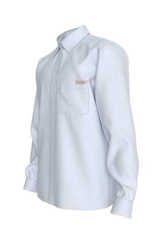 Chemise regular en lin - Blanc