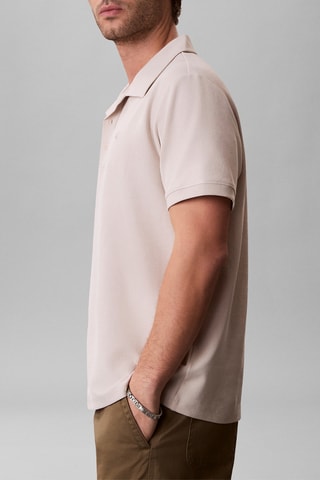 Polo regular - Ecru