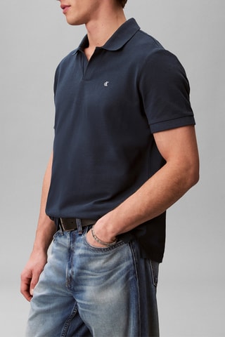 Polo regular - Bleu marine