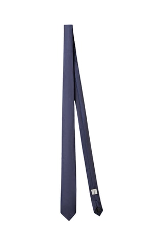 Cravate en soie - Bleu marine