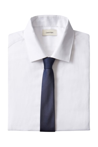 Cravate en soie - Bleu marine
