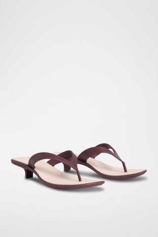 Sandales à talons - Rouge