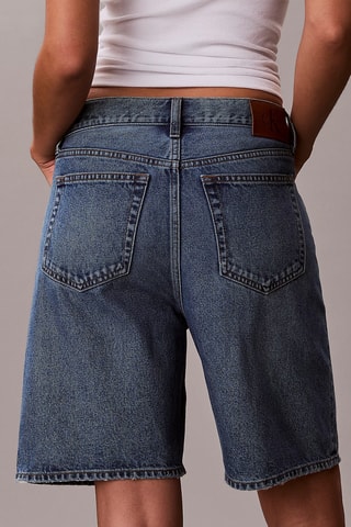 Short en jean - Bleu foncé