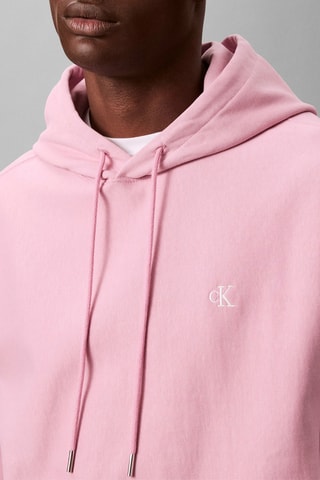 Sweat à capuche - Rose et blanc