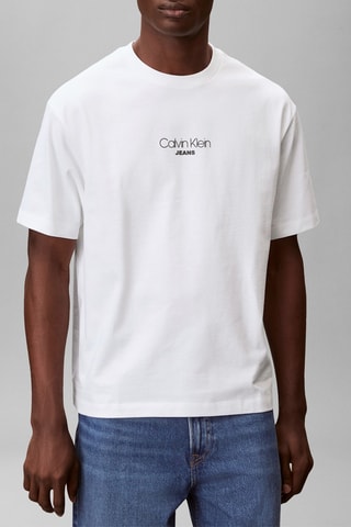 T-shirt relaxed - Blanc