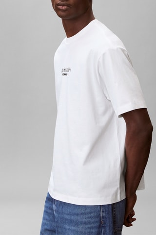 T-shirt relaxed - Blanc
