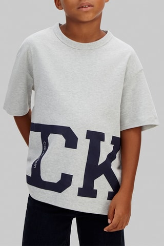 T-shirt en coton biologique - Gris clair