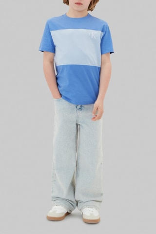 2 t-shirts en coton biologique - Bleu