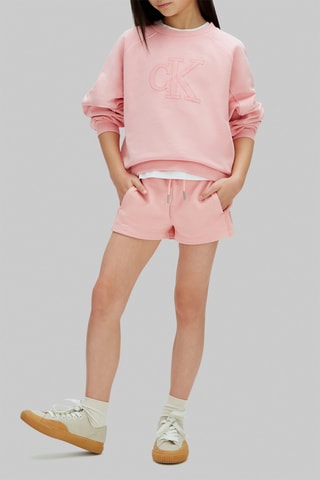 Short en coton biologique - Rose