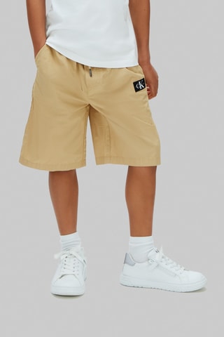 Short en coton biologique - Marron