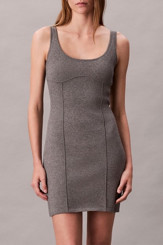 Robe droite - Gris foncé