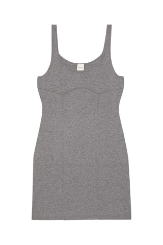 Robe droite - Gris foncé