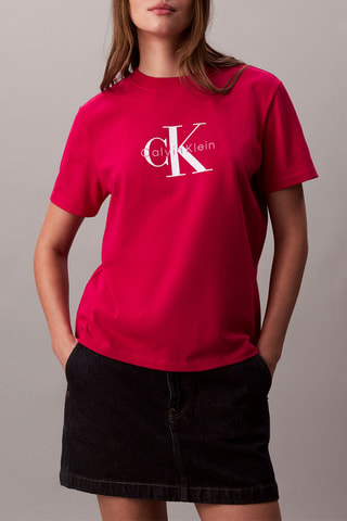 T-shirt - Fuchsia et blanc