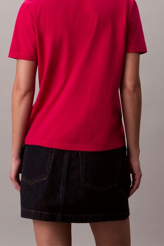 T-shirt - Fuchsia et blanc