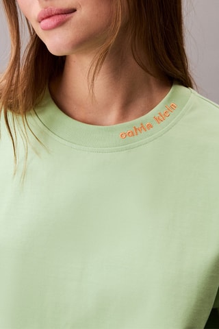 T-shirt - Vert clair et orange