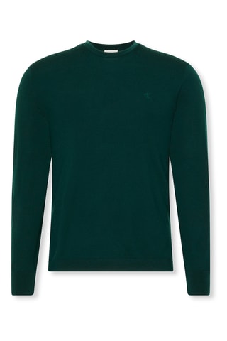 Pull en mérinos - Vert