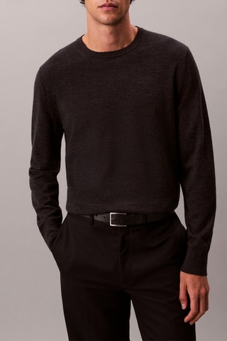 Pull en laine - Gris chiné