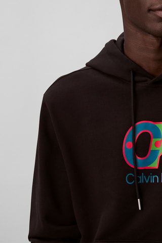 Sweat à capuche - Noir et vert clair
